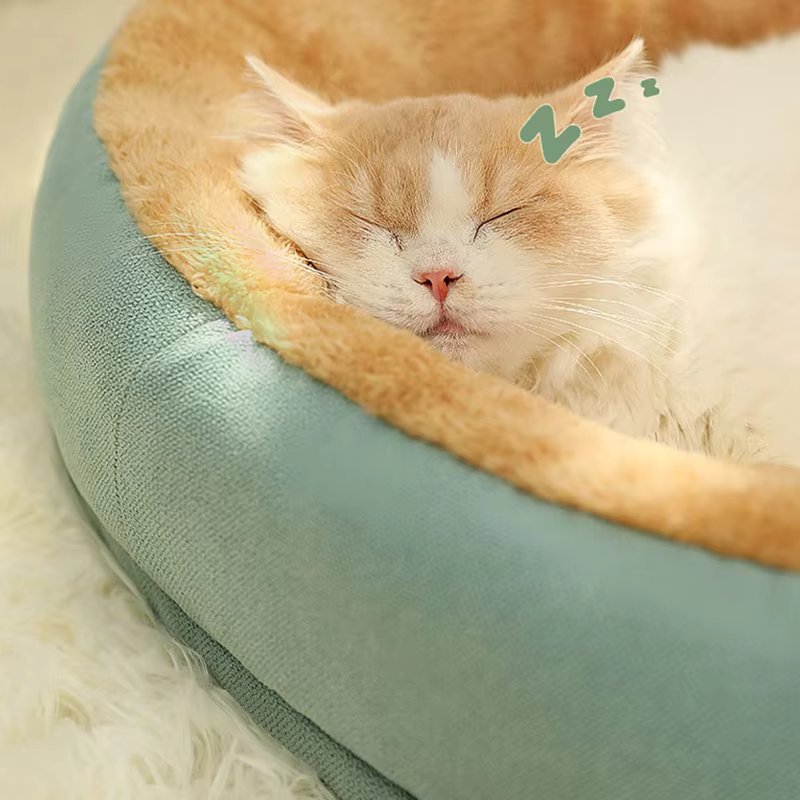 Cama de peluche para gatos y cachorros - Cómoda tumbona para mascotas