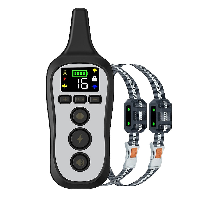 Collier de dressage pour chien étanche et rechargeable