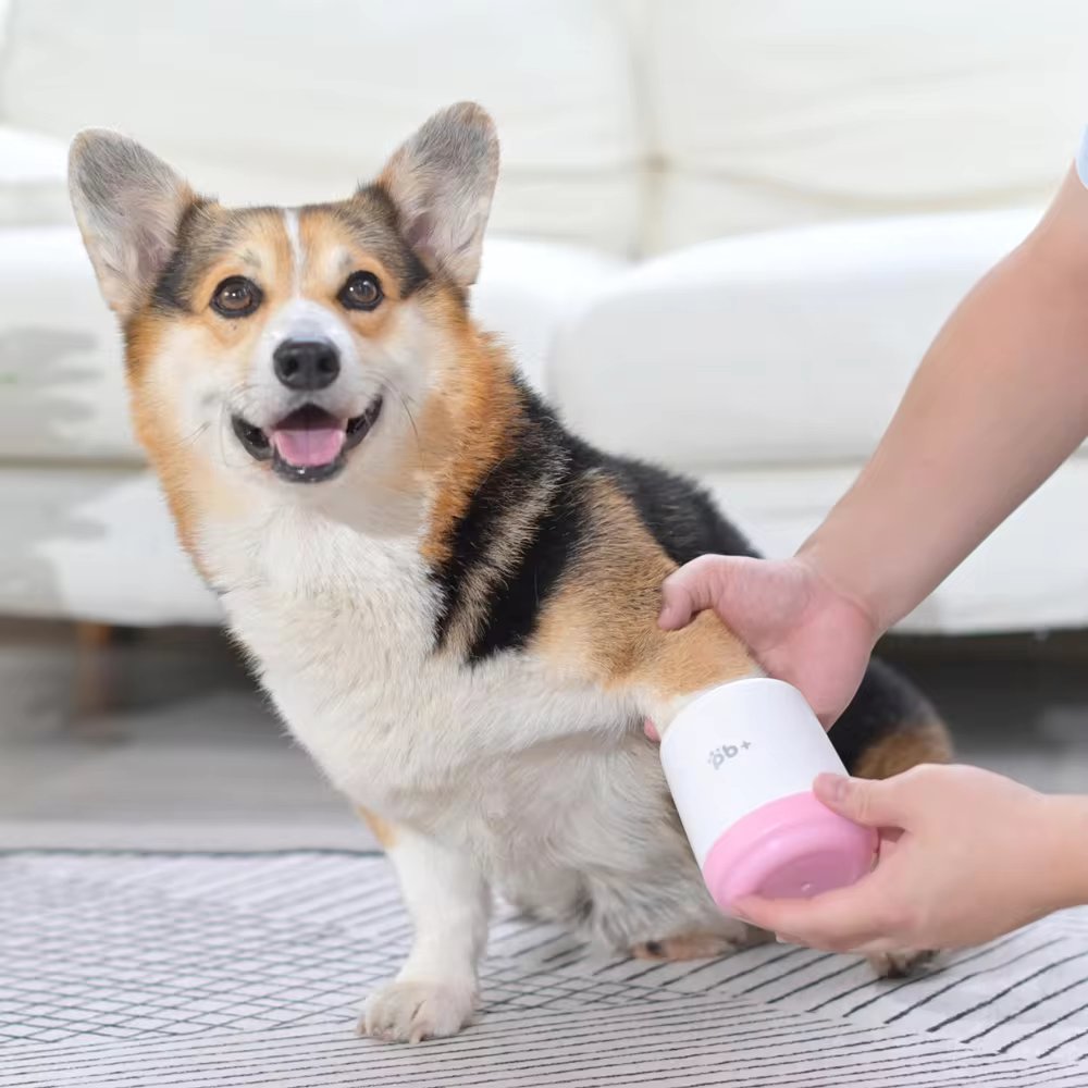 Limpiador portátil de patas para perros - Mantén sus patas impecables en segundos