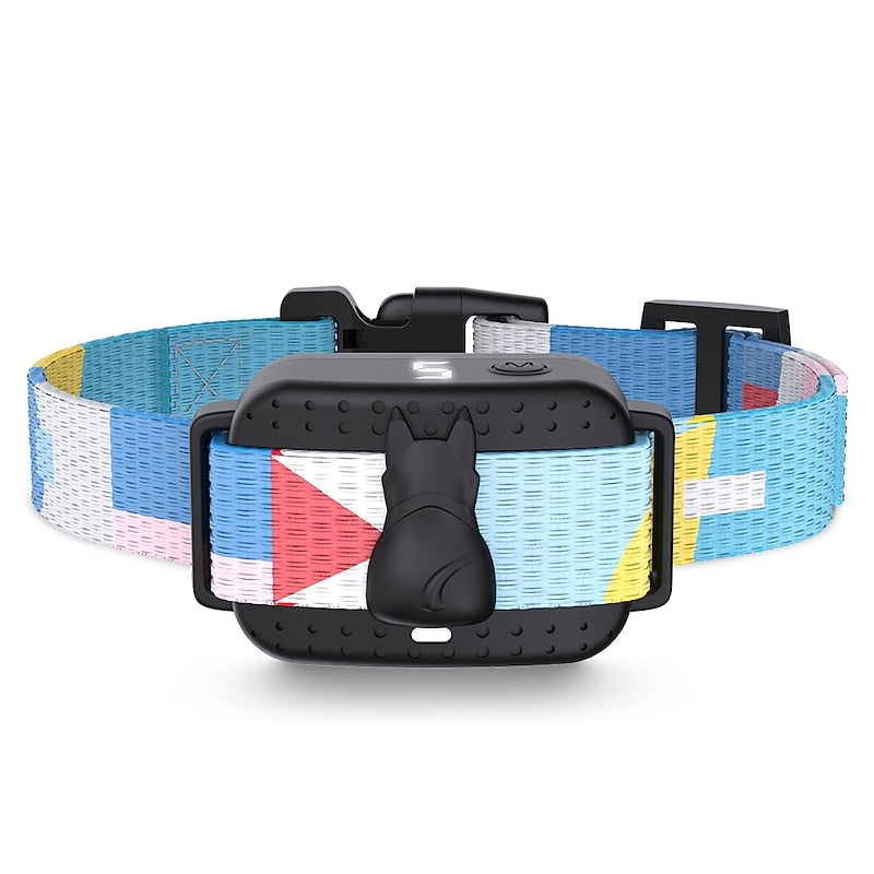 Anti-Bell-Halsband für Hunde mit buntem Design