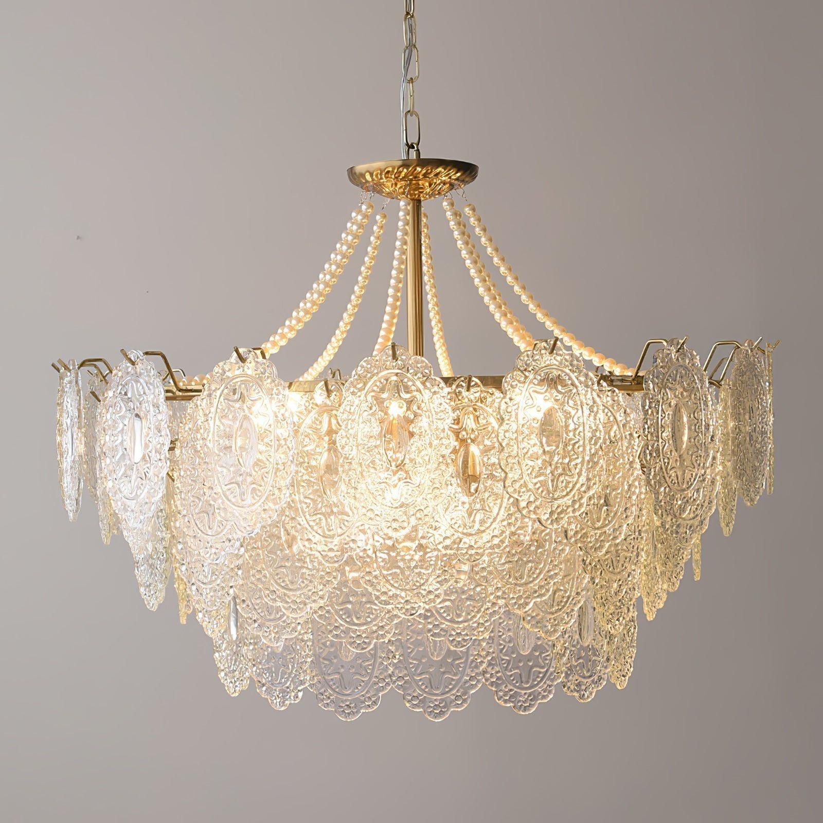 Pearls Glass Chandelier - Vakkerlight