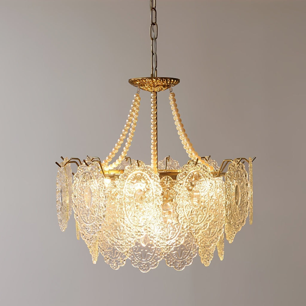 Pearls Glass Chandelier - Lamp Outdoor