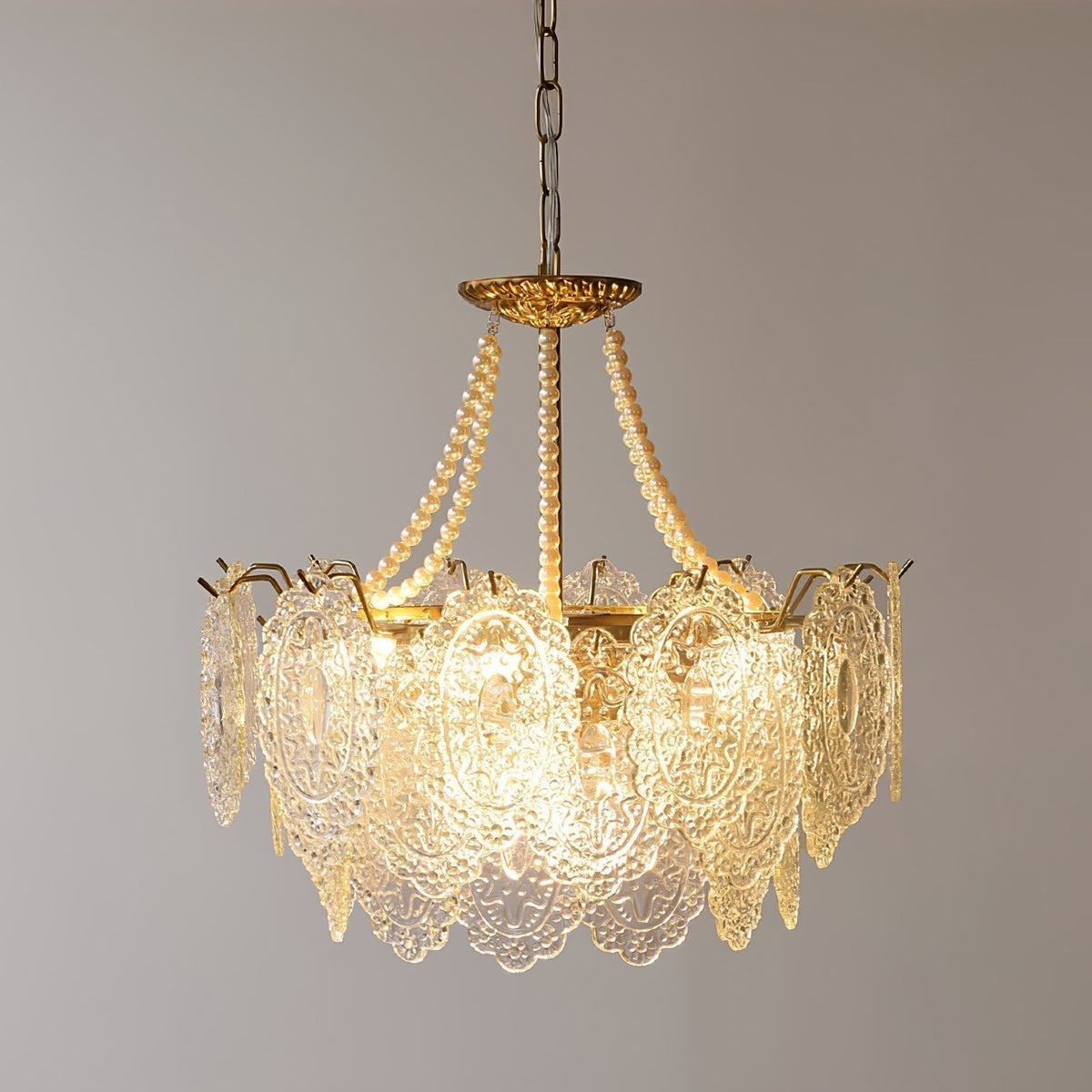 Pearls Glass Chandelier - Lamp Outdoor