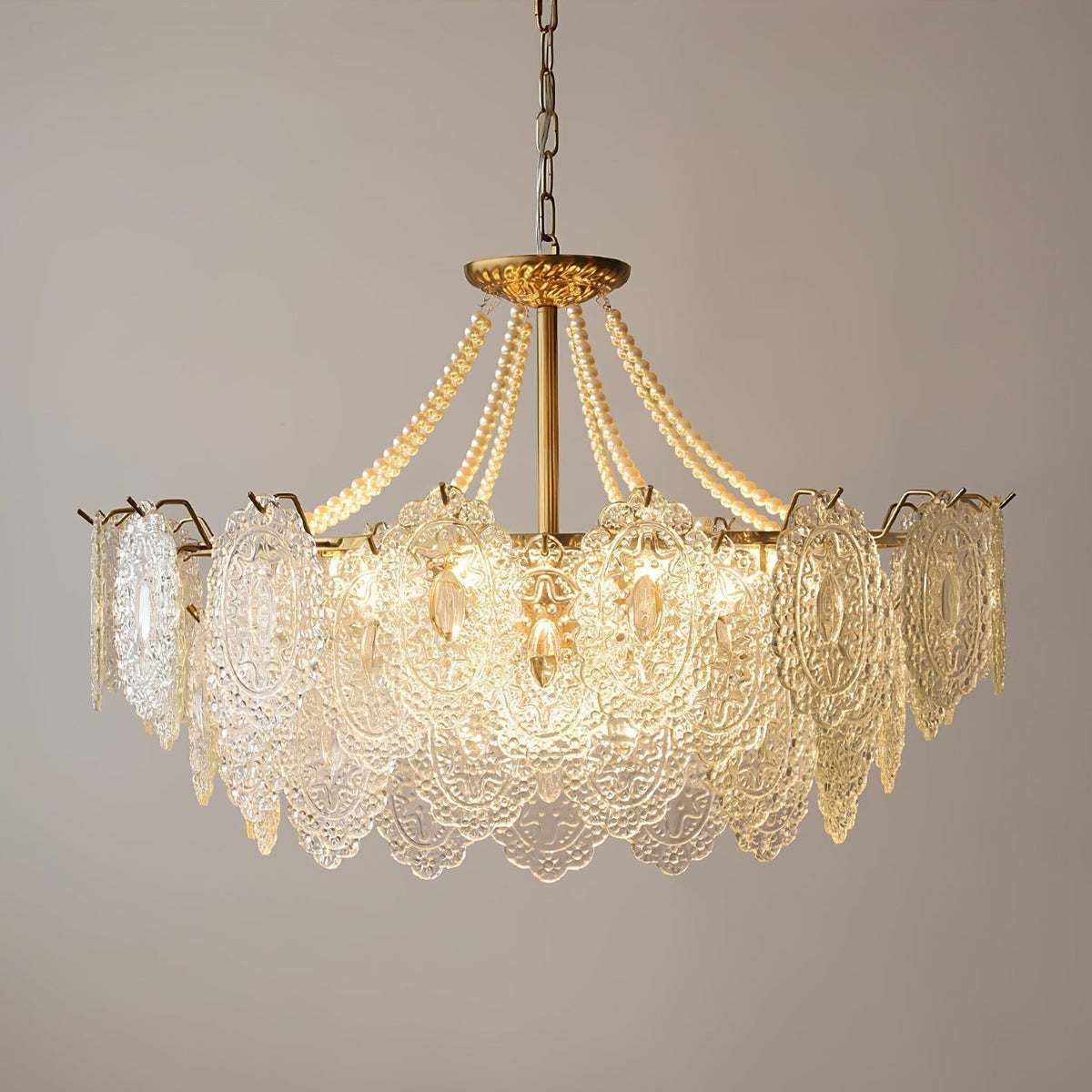 Pearls Glass Chandelier - Lamp Outdoor