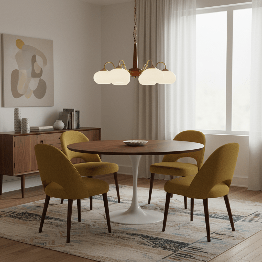 Persimmon Toned Hanging Ceiling Chandelier