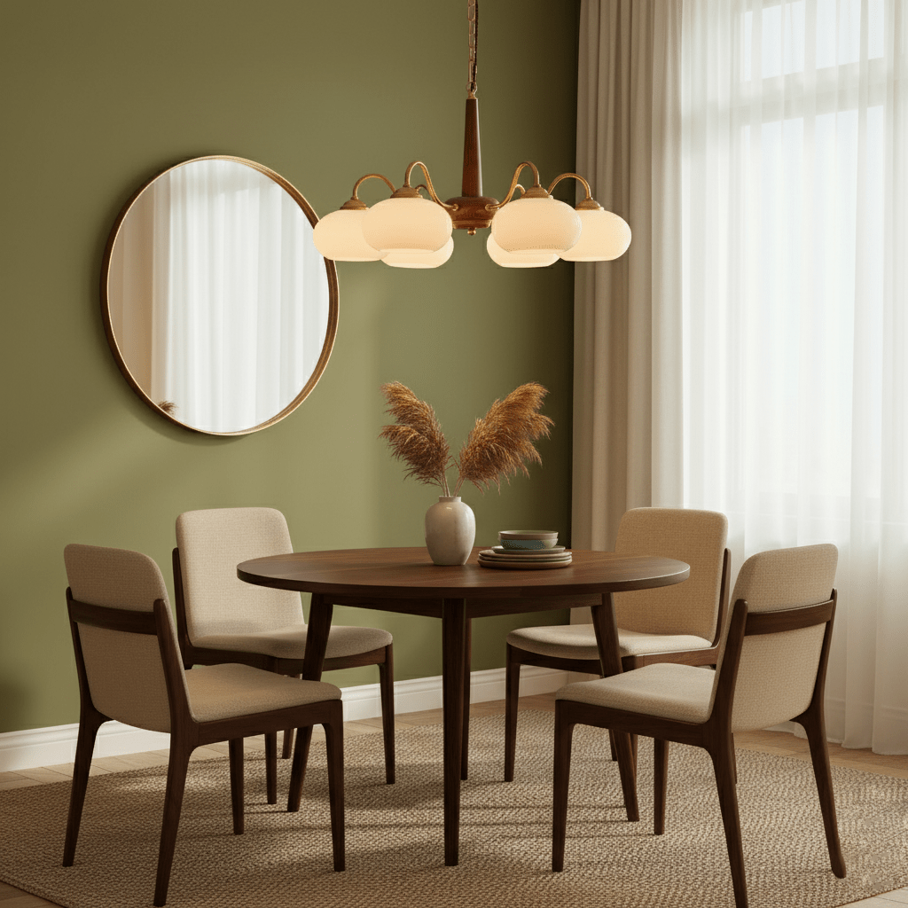 Persimmon Toned Hanging Ceiling Chandelier