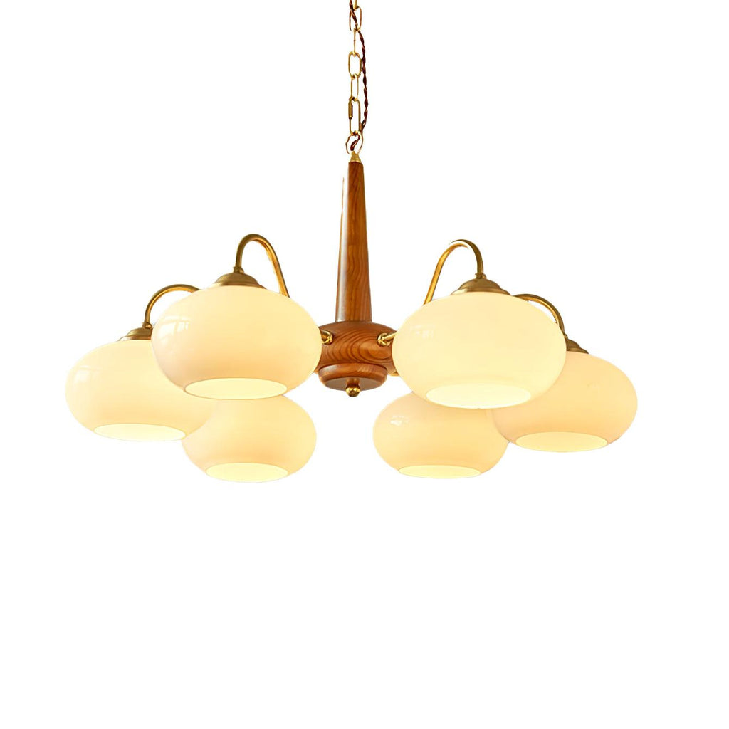 Persimmon Toned Hanging Ceiling Chandelier