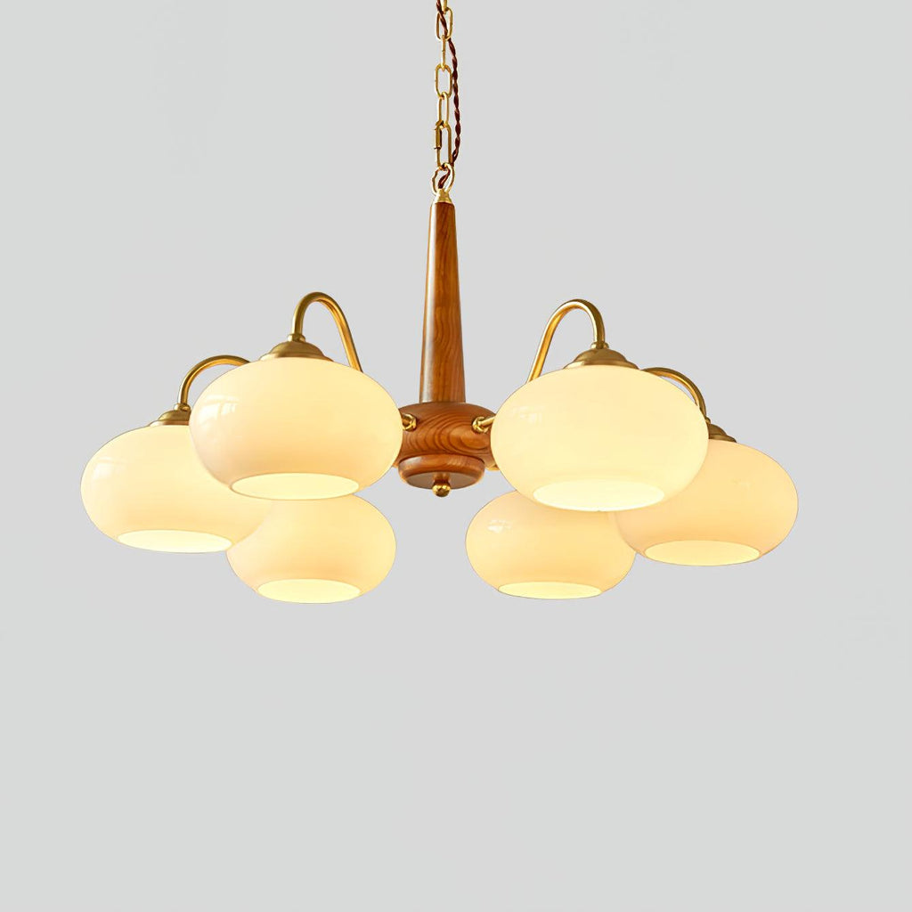 Persimmon Toned Hanging Ceiling Chandelier