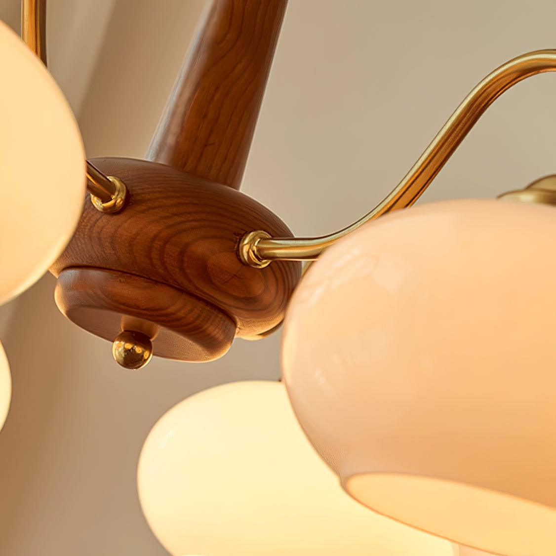 Persimmon Toned Hanging Ceiling Chandelier