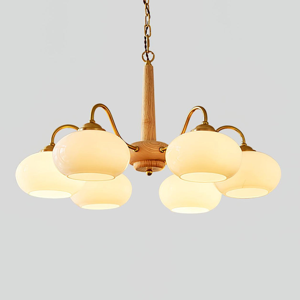 Persimmon Toned Hanging Ceiling Chandelier