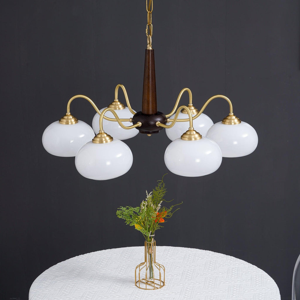 Persimmon Toned Hanging Ceiling Chandelier