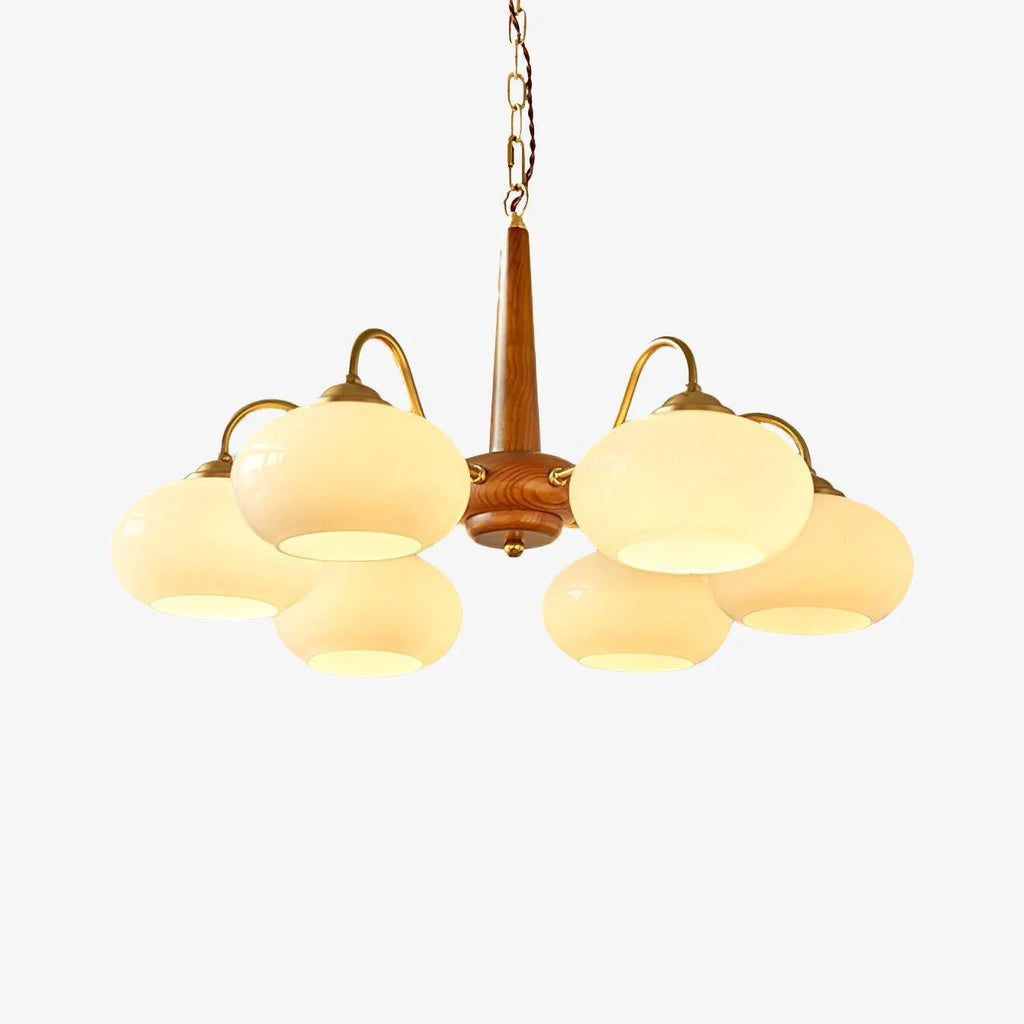 Persimmon Toned Hanging Ceiling Chandelier