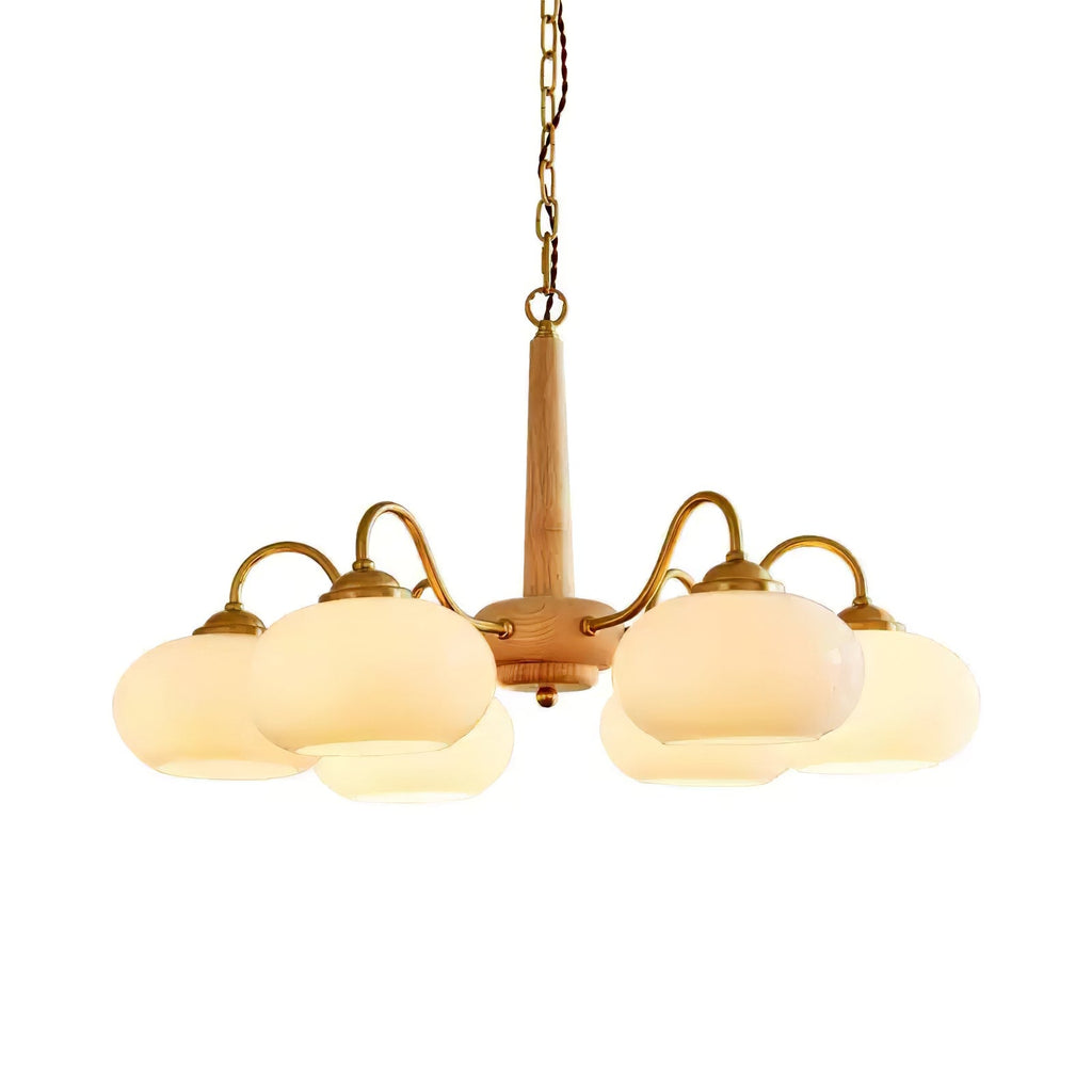 Persimmon Toned Hanging Ceiling Chandelier