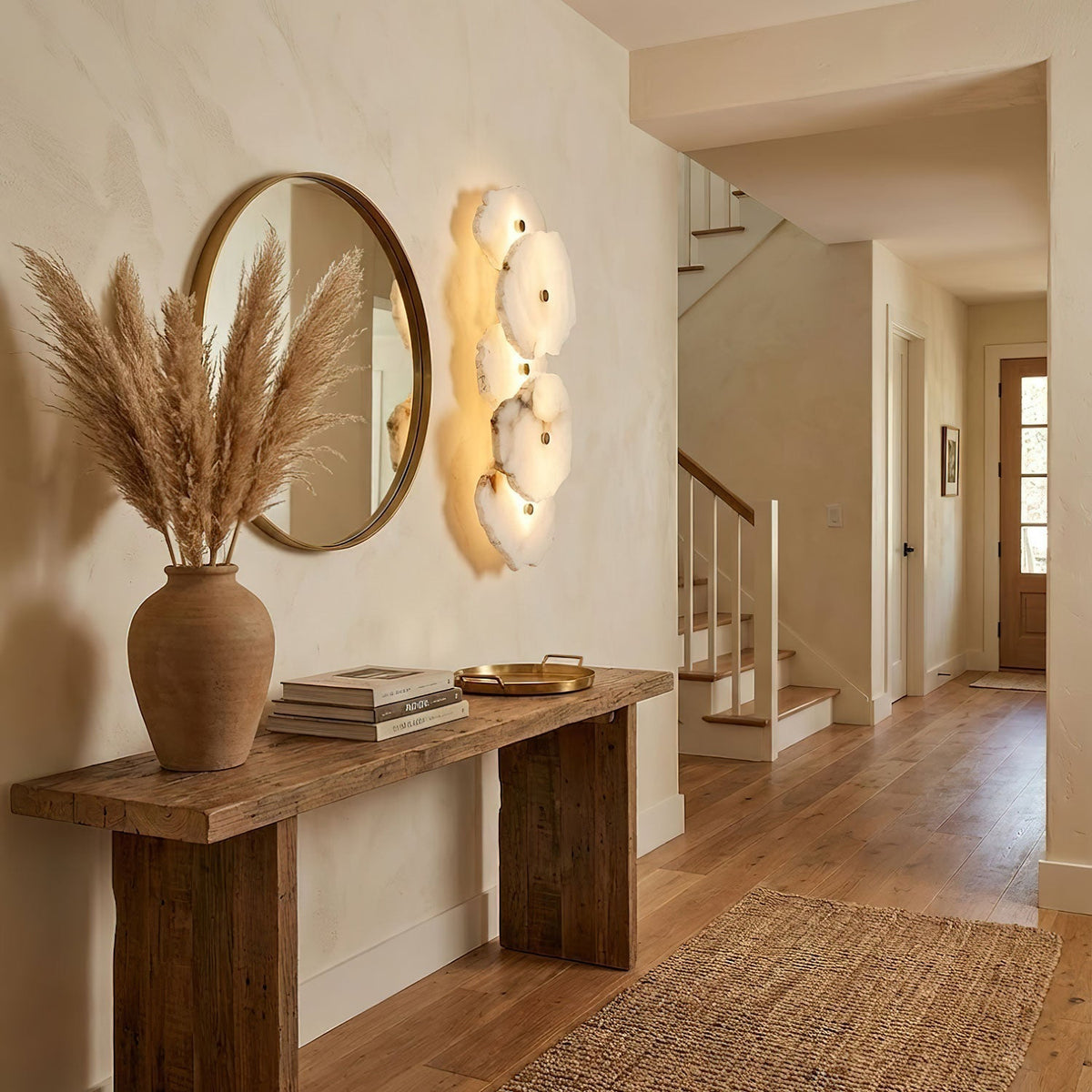 Petra Slim Alabaster Wall Lamp