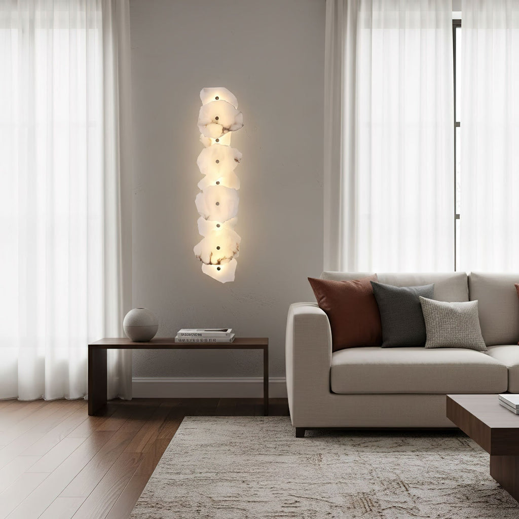 Petra Slim Alabaster Wall Lamp