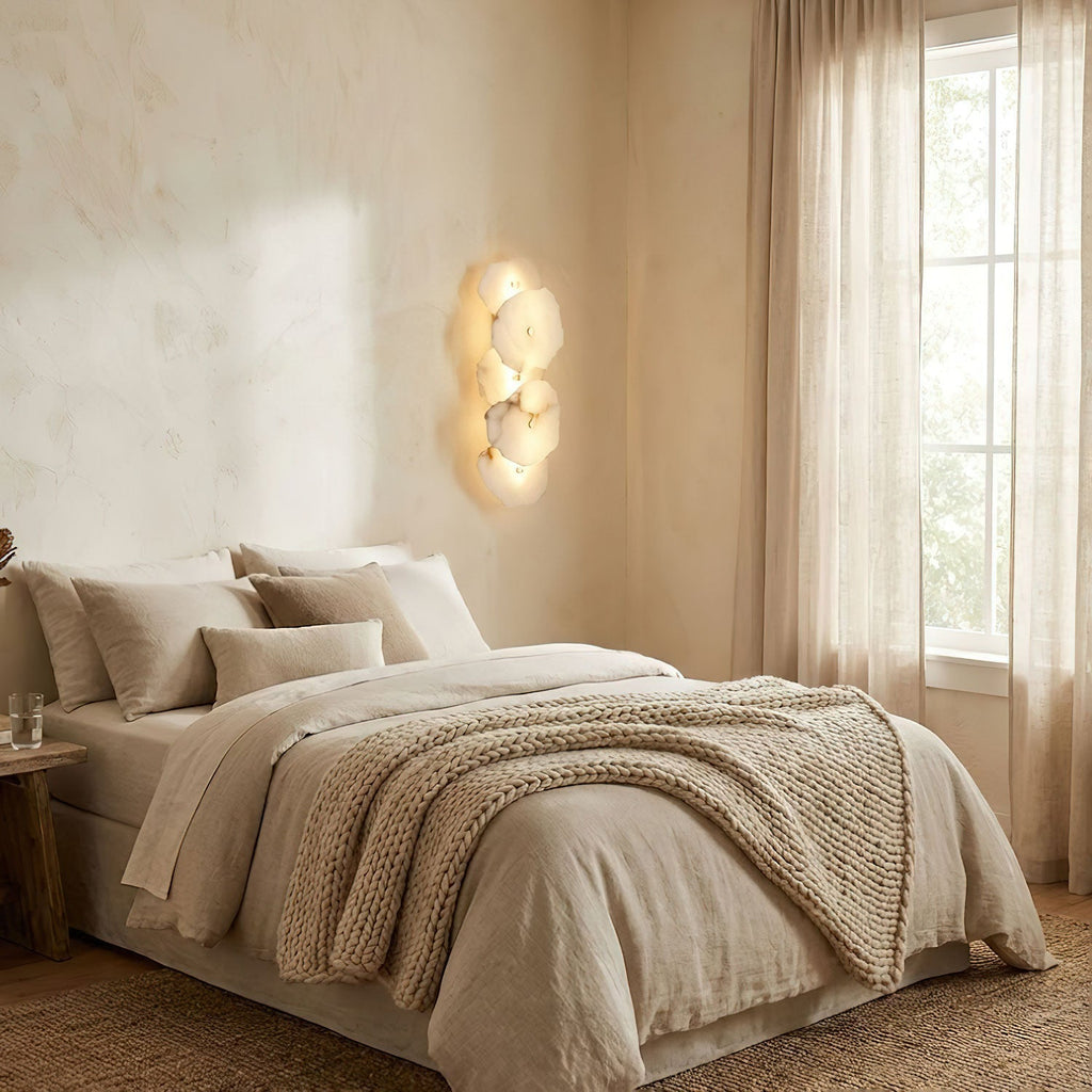 Petra Slim Alabaster Wall Lamp