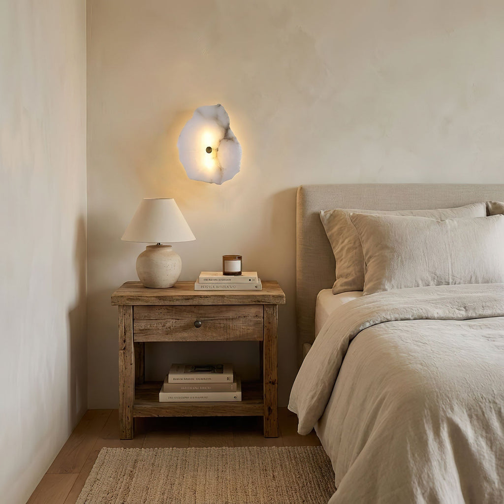 Petra Slim Alabaster Wall Lamp