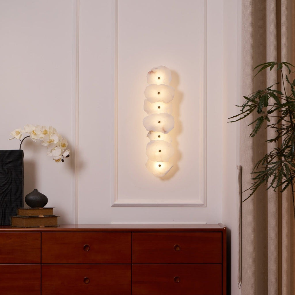 Petra Slim Alabaster Wall Lamp
