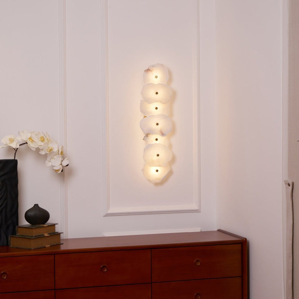 Petra Slim Alabaster Wall Lamp