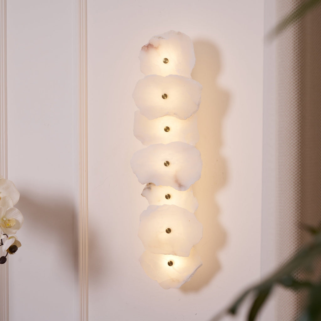 Petra Slim Alabaster Wall Lamp