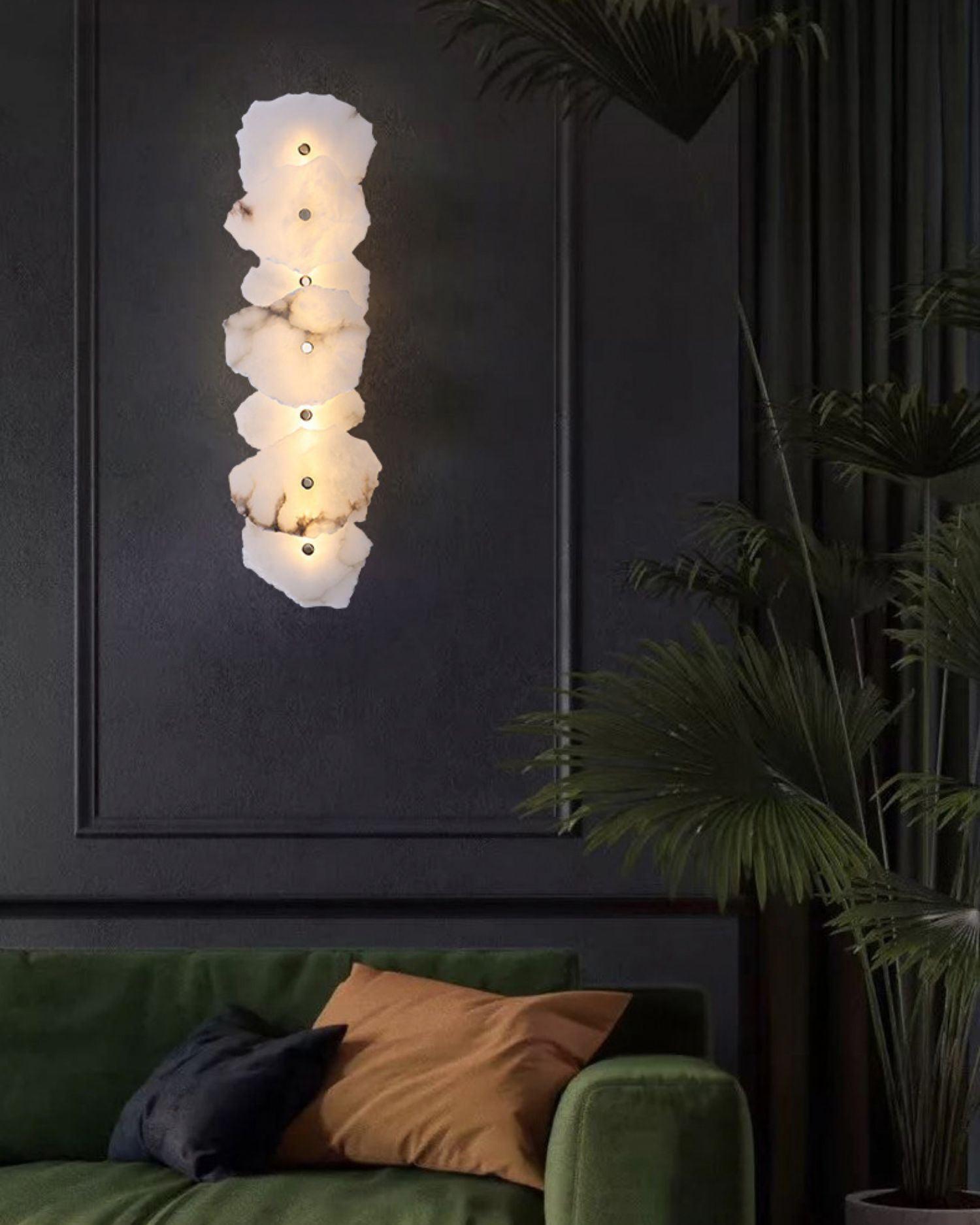 Petra Slim Alabaster Wall Lamp
