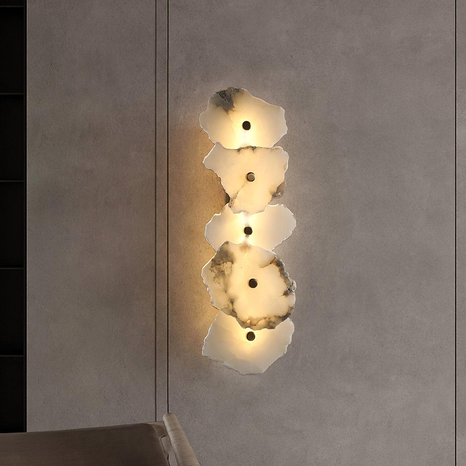 Petra Slim Alabaster Wall Lamp