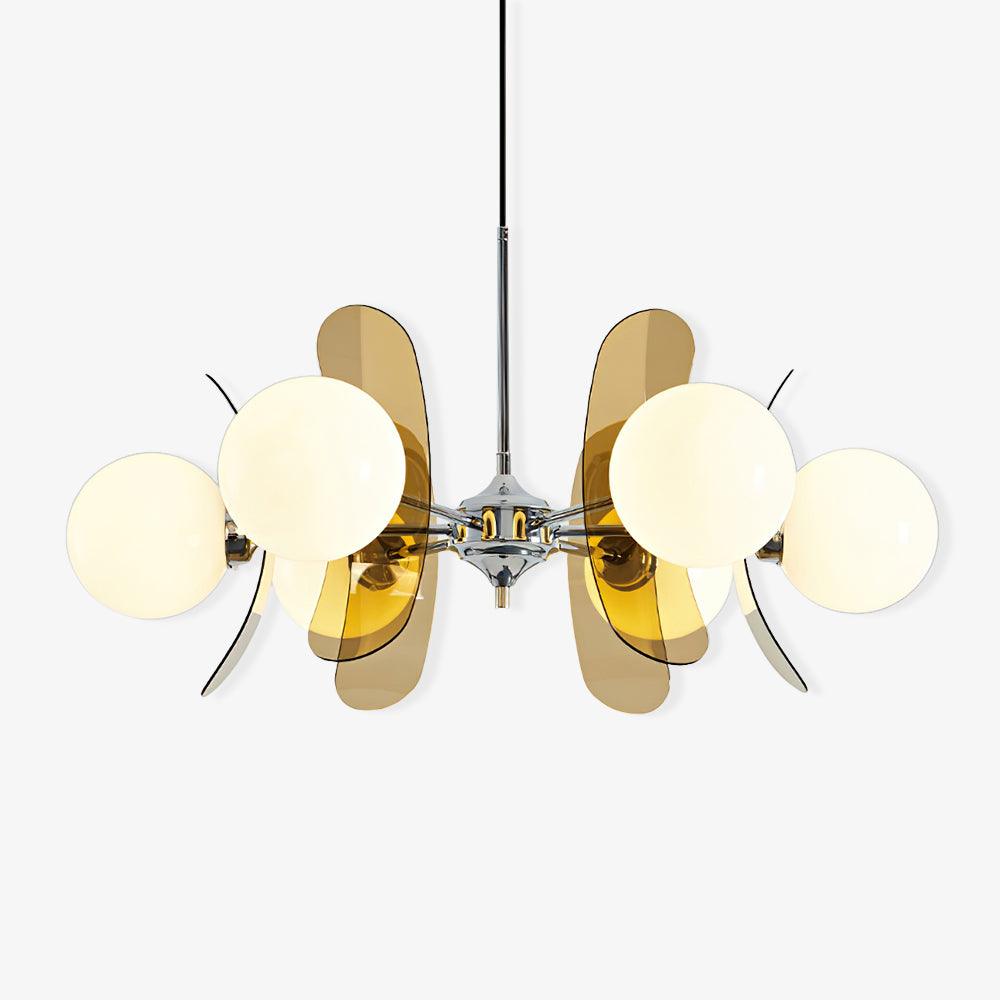 Elegantní fosforeskující lustr