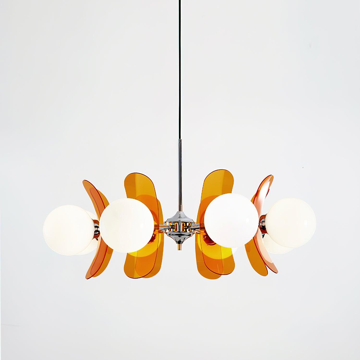 Elegantní fosforeskující lustr