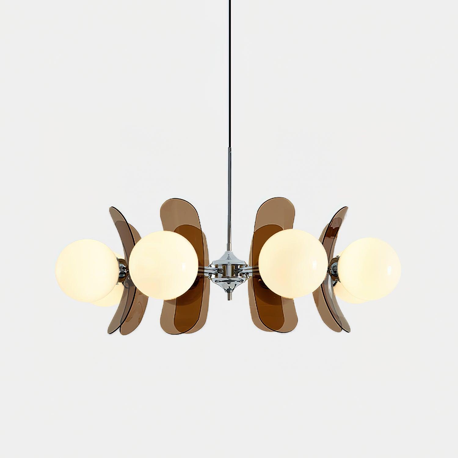 Elegantní fosforeskující lustr