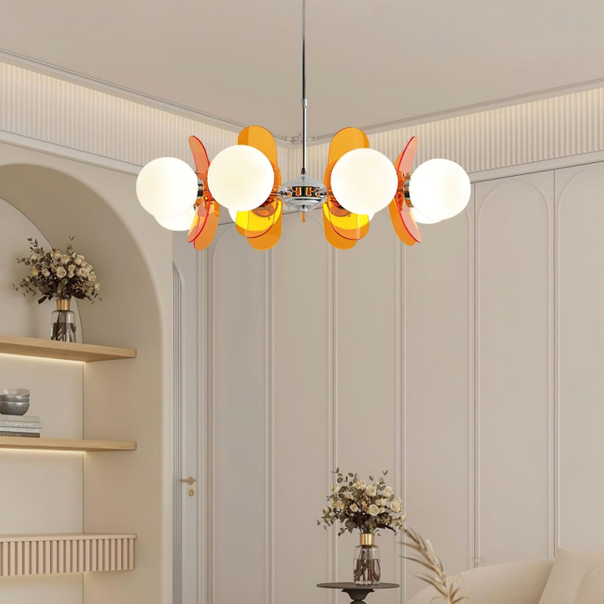 Elegantní fosforeskující lustr
