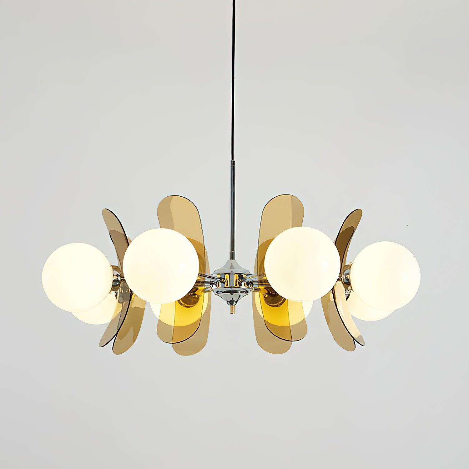 Elegantní fosforeskující lustr