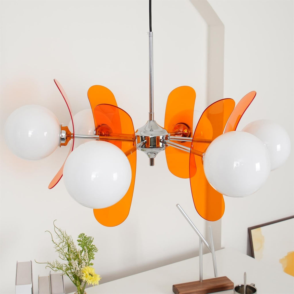 Elegantní fosforeskující lustr