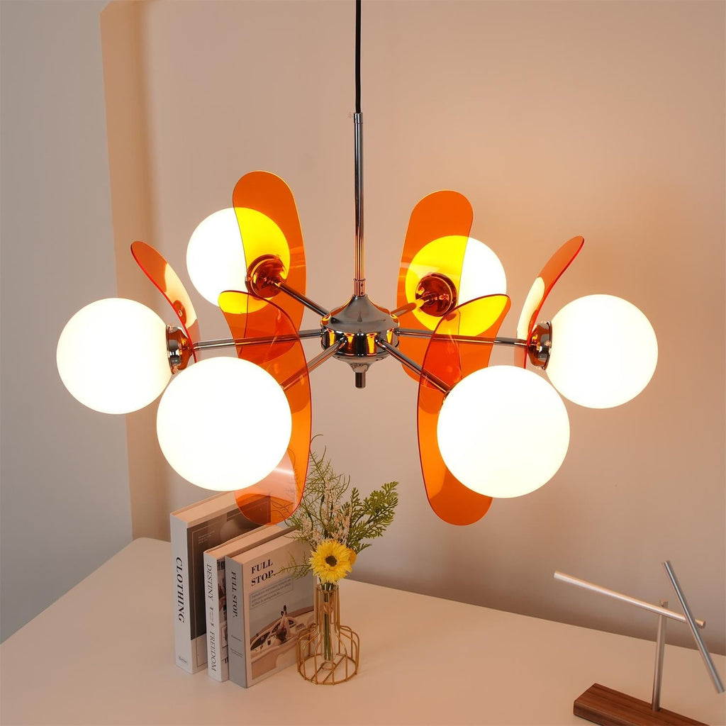 Elegantní fosforeskující lustr