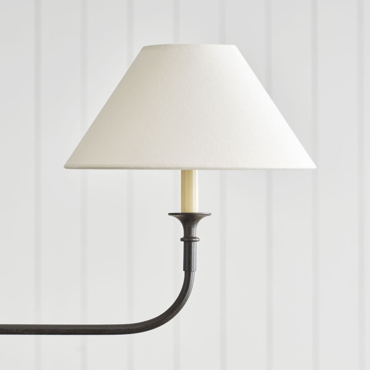 Norli Modern Linear LED Chandelier — Slender Metal Suspension