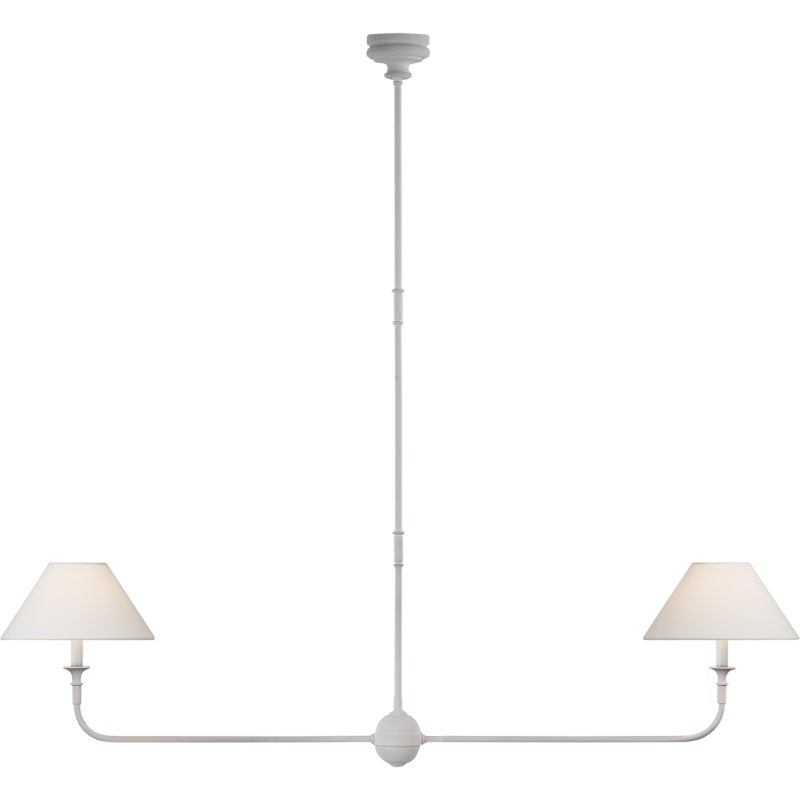 Norli Modern Linear LED Chandelier — Slender Metal Suspension