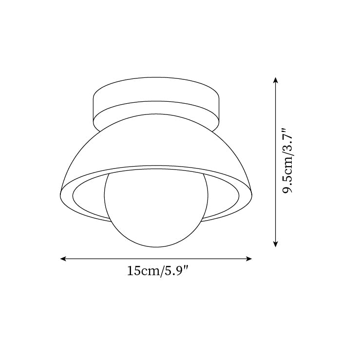 Ritta minimalistisk pendellampe i travertin — skulpturell design