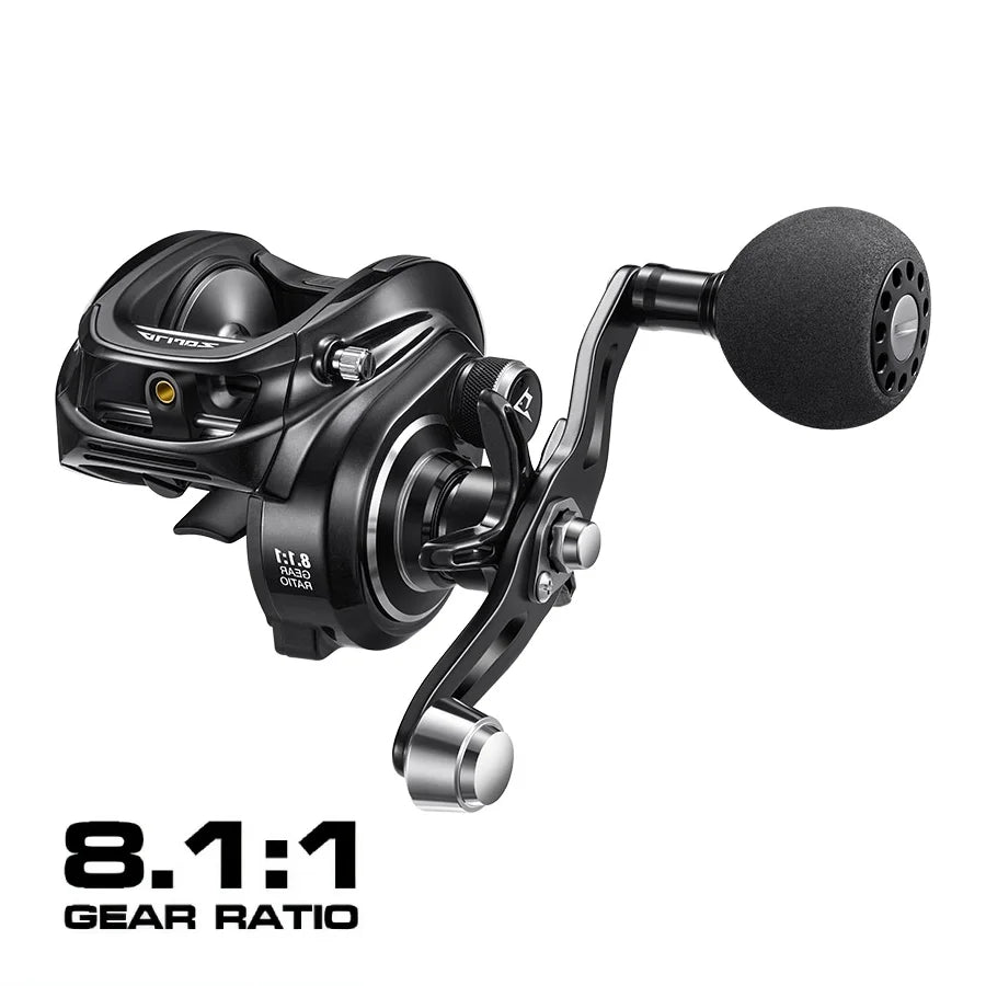 Mulinello da lancio AstraForge 300 con frizione da 15 kg e 8 cuscinetti più 1