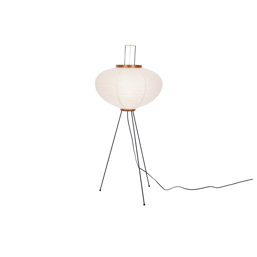 Traditionel gulvlampe i rispapir