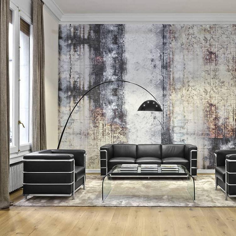 Verse Arc Floor Lamp — Swiveling Shade, Tapered Stem