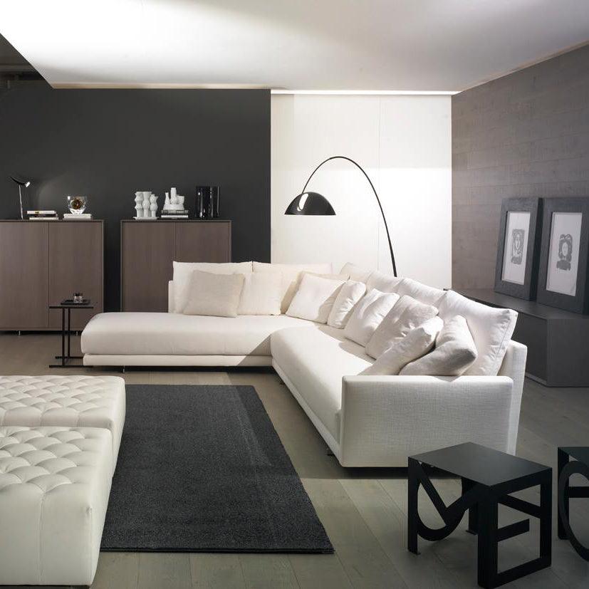 Verse Arc Floor Lamp — Swiveling Shade, Tapered Stem