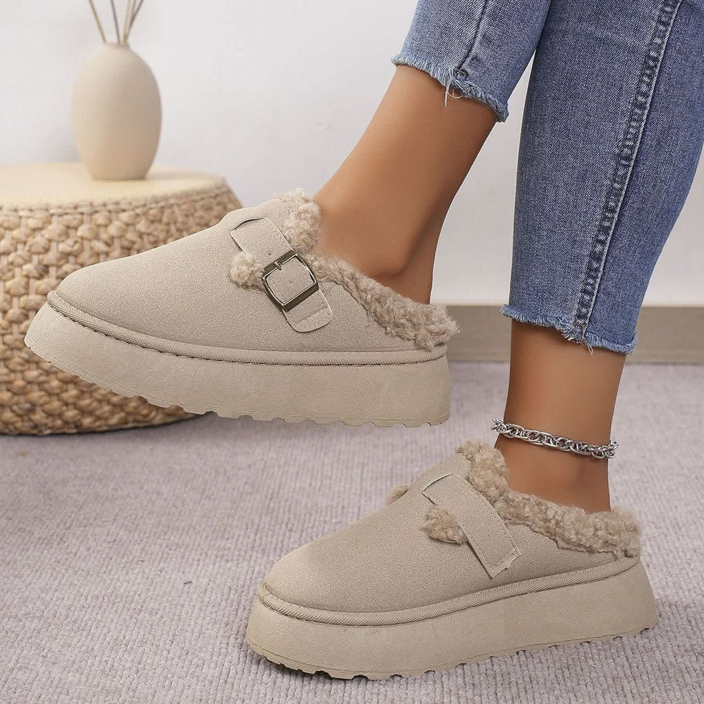 CozyNest Women's Plush Slippers With Comfort and Warmth