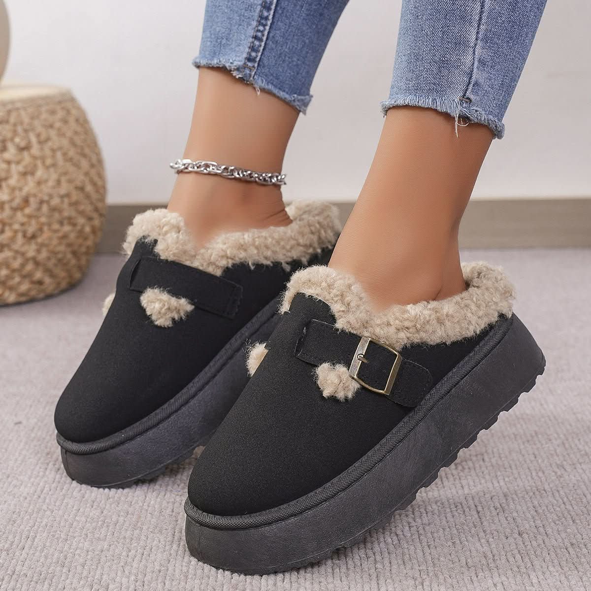 CozyNest Women's Plush Slippers With Comfort and Warmth