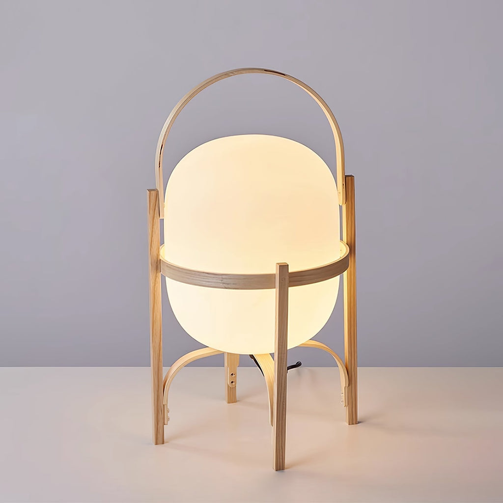 Portable Lantern Glass Table Lamp - Vakkerlight