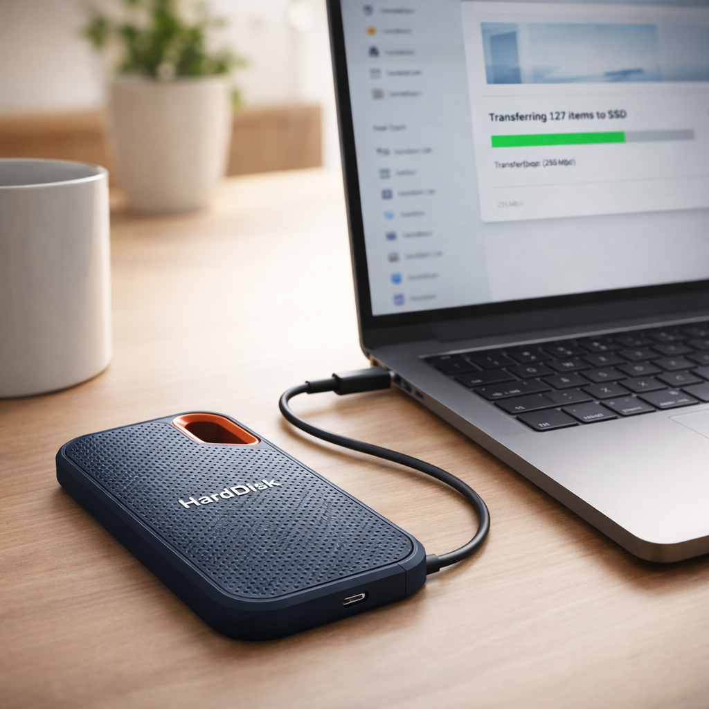 قرص SSD خارجي لنقل البيانات بسرعة فائقة وراحة رقمية