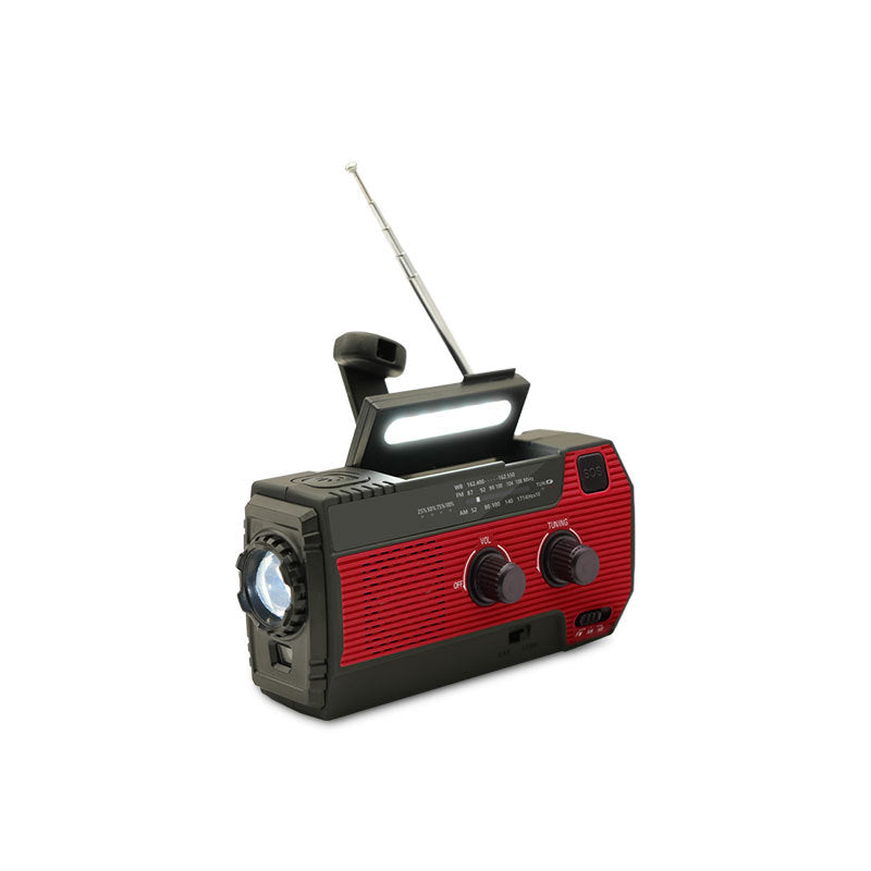 Rádio de Emergência Portátil LumenGuard Pro com Energia Solar