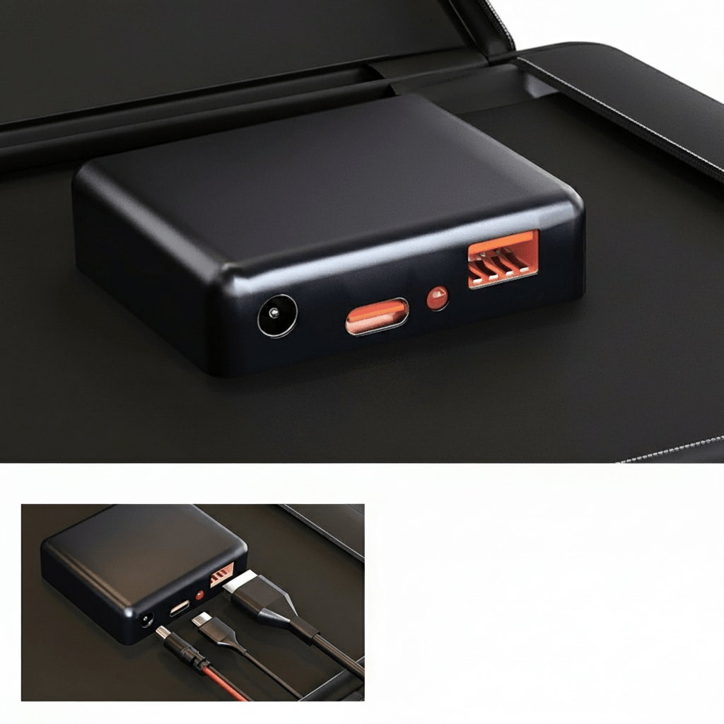 FluxCharge Pro – chytré nabíjení s porty USB A, USB C a DC