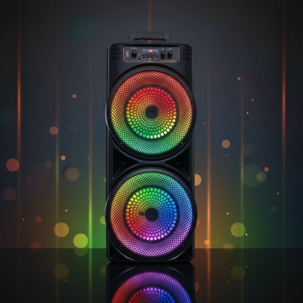 Systém reproduktorů VibeStorm 6000 W s Bluetooth, mikrofonem a hlubokými basy