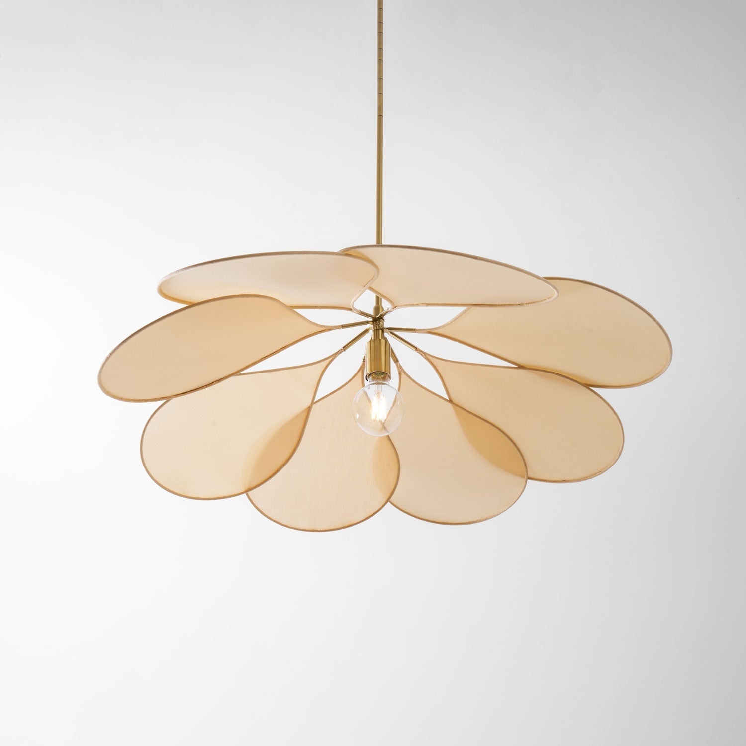 Precieuse-Petals-Pendelleuchte – Tropfenform, hängender Diffusor