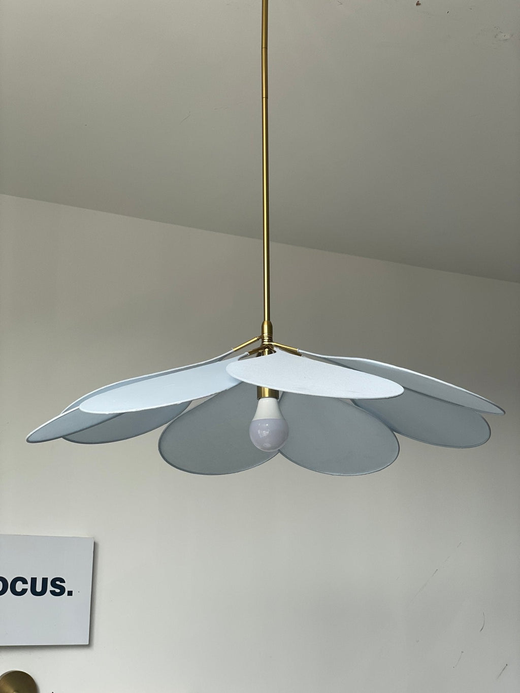 Precieuse-Petals-Pendelleuchte – Tropfenform, hängender Diffusor