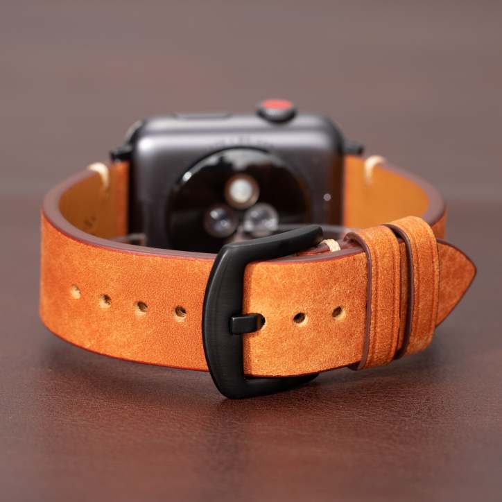 Premium italiensk læderrem til Apple Watch